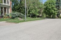 Daytime Suburban Road in Canada