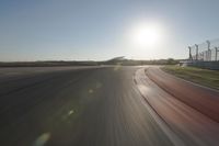 Daytime Sunshine: Clear Sky Road Landscape