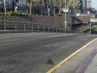 Daytime Urban City Road: Asphalt Surface