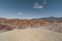 a view of the death valley from a top of the mountain in death valley national park, death valley