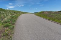 Denver Road: Asphalt Through a Beautiful Natural Landscape