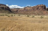 Desert Day: Clouds Over a Valley and Open Space