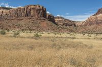 Desert Day: Clouds Over a Valley and Open Space