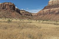 Desert Day: Clouds Over a Valley and Open Space