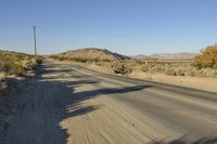 Desert Highway Rural Landscape Nature 002