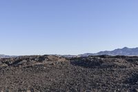 California Desert Landscape with Mountains and Open Space