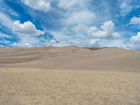 Desert Landscape in Colorado: Open Spaces and Sand Dunes