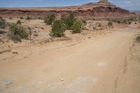 Desert Landscape in Moab: Aeolian Landforms and Red Rock