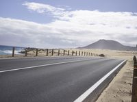 Desert Landscape and Nature: Exploring Fuerteventura's Coastal Road