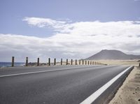 Desert Landscape and Nature: Exploring Fuerteventura's Coastal Road