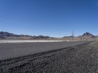 Endless Road through Utah's Desert Landscape near Salt Lake City