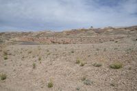 this is the dry, mountainous area near the highway and where you can see the dead land