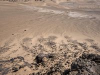 Desert Landscape: Sand, Dirt, and Rock Formations