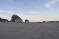 Desert Landscape with Sandy Road