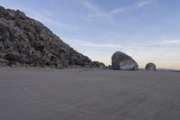 Desert Landscape with Sandy Road