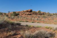 Desert Landscape in Utah: Mountain Landforms