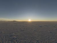 Desert Landscape in Utah: Mountain and Salt Lake