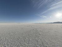 Utah Desert Landscape with Mountains and Salt Lake