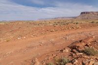 Desert Landscape in Utah: Red Rock Mountains