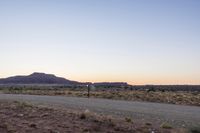Desert Mountains: Dirt Road and Low Plain