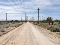 Desert Road in Mojave, California, USA