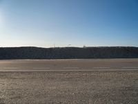 Desert Road in Netherlands on Coastal Holland