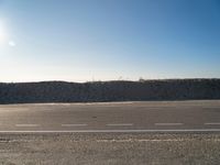 Desert Road in Netherlands on Coastal Holland