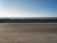 Desert Road in Netherlands on Coastal Holland