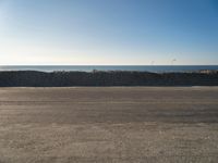 Desert Road in Netherlands on Coastal Holland