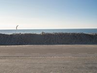 Desert Road in Netherlands on Coastal Holland