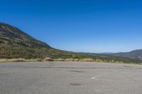 Desert Road: Open Space and Mountains