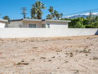 Desert Road in Palm Springs, California