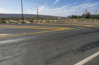 Desert Road in South Africa: Asphalt Landscape