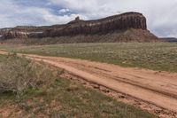 Scenic Route: Driving on a Desert Road in Utah