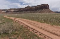 Scenic Route: Driving on a Desert Road in Utah