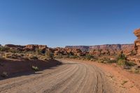 Desert Road Through the Wilderness: A Rugged Terrain