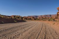 Desert Road Through the Wilderness: A Rugged Terrain