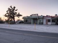 Desert Roads at Dawn in Los Angeles, California