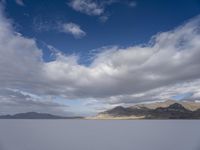 Desert Wilderness: Amidst Clouds and Mountains