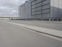 the deserted empty road is empty and it can be seen in a photo taken from outside