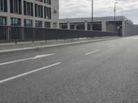 the deserted empty road is empty and it can be seen in a photo taken from outside
