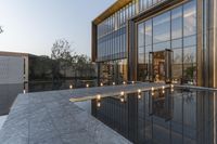 Design Hotel: Clear Sky and Reflecting Water