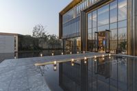 Design Hotel: Clear Sky and Reflecting Water