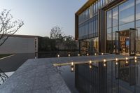 Design Hotel: Clear Sky and Reflecting Water