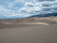 Desolate Landscape: Sand Dunes in Colorado