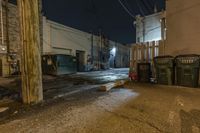 Detroit, Michigan at Night: Residential Buildings