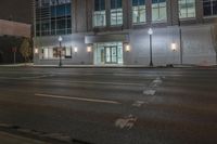 Detroit Night Reflections: Modern Architecture