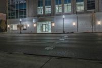 Detroit Night Reflections: Modern Architecture