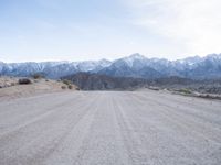 Dirt Road in Alabama Hills at Dawn