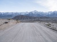 Dirt Road in Alabama Hills at Dawn